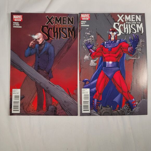 X Men Prelude to Schism #1 and #2 Marvel Comics Lot of 2 Books VF/NM Condition - Picture 1 of 4